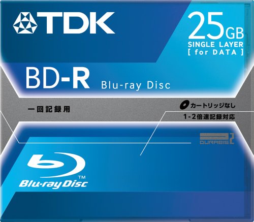 TDK �x�A�^�C�v �f�[�^�p�u���[���C�f�B�X�N 1��L�^�p BD-R 25GB [BDD-R25S]