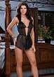 Robe, Bra Top And Thong