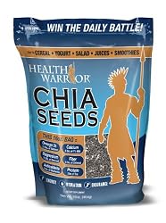 Health Warrior Premium Chia Seeds, 16-Ounce Pouch