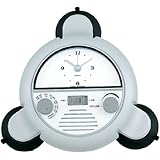 Water Resistant AM/FM Shower Radio With Clock--WR1999-1