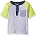 Crazy 8 Boys' Baby Gray Color-Blocked Henley