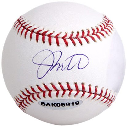 Upper Deck Johnny Estrada Autographed Baseball (UDA)
