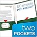 Oxford Laminated Twin-Pocket Folders, Letter Size, Green, Holds 100 Sheets, Box of 25 (51717)