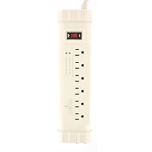 Leviton S1000-PTC 120 Volt/15 Amp, Office Grade Surge Strip, Abs Plastic Enclosure, 6 Ft Cord with 5-15P Plug