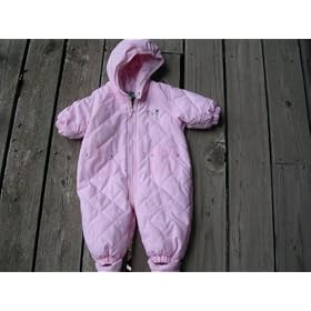 Children's Place Baby Infant 6-9 Months Pink Snowsuit