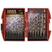 Mibro 492470 17-Piece Cobalt Metal Master Set, 1/6-Inch to 3/8-Inches