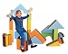 Edushape 5" Jumbo Textured Blocks, Set of 16