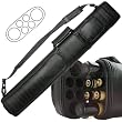 2 X 4 Hard Pool Cue Stick Carrying Case Black Billiard