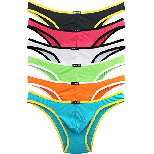 Ikingsky men s comfort modal g-string sexy low raise th…