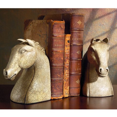 Sale - Equestrian Bookends Horse Statue -Ships Immediatly !!