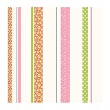 York Wallcoverings JE3583SMP Friends Forever Patterned Stripe Wallpaper Memo Sample, 8-Inch x 10-Inc