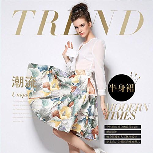 Babyhclub Spring New Aliexpress Skirt Big Flower Pattern A-line Skirts