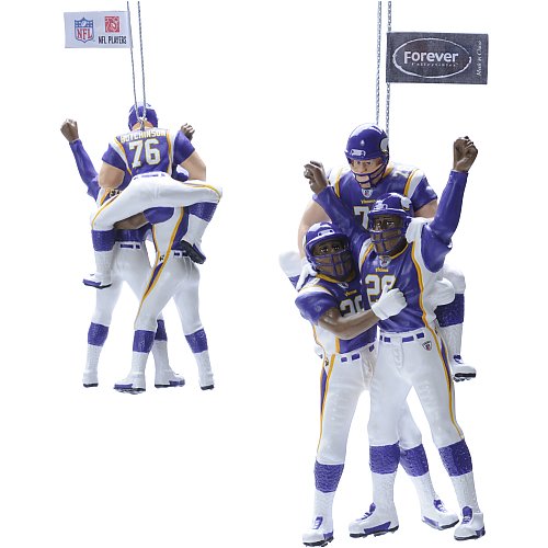 Buy Team Beans Minnesota Vikings Team Celebration Ornament by Team Beans