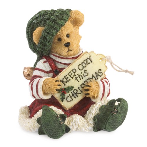 Enesco Boyds Resin Elf Bear With Tag Bear Figurine