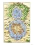 Tenochtitlan, Capital City of Aztec Mexico, an Island Connected by Causeways to Land, c.1520 Giclee Poster Print, 30x40