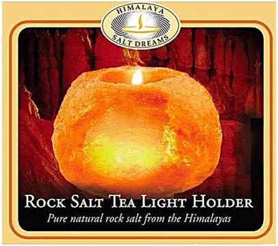 New - Himalayan Salt Tea Light Holder - 1 Candle