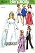 Simplicity 9097 Barbie 1970s Groovy Wardrobe 11 1/2 Fashion Doll Wedding Dress, Vest, Cape