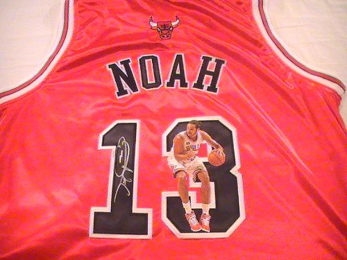 JOAKIM NOAH SIGNED AUTOGRAPHED JERSEY CHICAGO BULLS COA