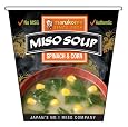 Marukome Miso Soup Cup with Spinach and Corn (6 Pack)