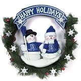 NCAA Duke Blue Devils Team Snowman Wreath 20