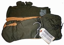 Trigger Finger Mittens Shells Gloves Size Large & Medium Leather Cold Weather Hunting Gloves with Liners Hunter Gloves Survival gloves