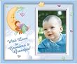 With Love to Grandma & Grandpa -Boy (MoonBaby) - Picture Frame Gift