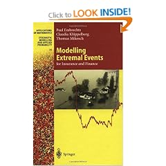 Modelling Extremal Events: for Insurance and Finance (Stochastic Modelling and Applied Probability)