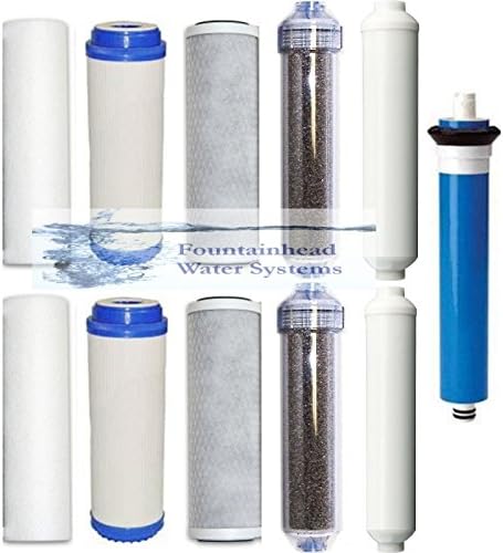 RO/DI 2 SETS SED/GAC/CARBON 2 INLINE CARBON 2 Color Changing DI 1 R.0. MEMBRANE …