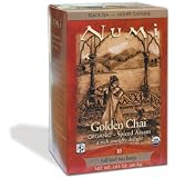 Numi Organic Tea Golden Chai, Full Leaf Black Tea in Teabags, 18-Count Box (Pack of 6) [Amazon Frustration-Free Packaging]
