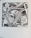 M.C. Escher (Relativity) Art Poster Print - 22" X 26"