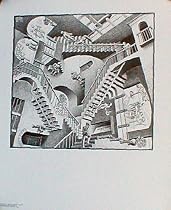 M.C. Escher (Relativity) Art Poster Print - 22" X 26"