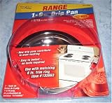 Range 1 - 6 in. Drip Pan - 1 3/16 in. Pan Depth