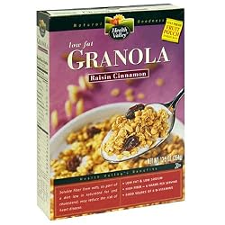 Health Valley Low Fat Granola, Raisin Cinnamon, 12.5-Ounce Boxes (Pack of 6)