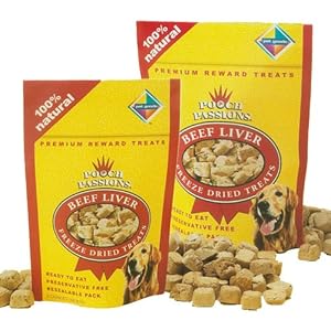 Click to buy Dog Training Treat: Pet Goods Pooch Passions Freeze-Dried Beef Liver Dog Treats from Amazon!