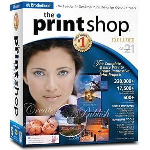 Broderbund Print Shop 21 Deluxe [OLD VERSION] by Encore