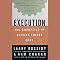 Execution: The Discipline of Getting Things Done