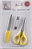 3-Piece Manicure Set, Yellow