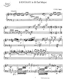 Bach C.P.E. Fantasy in B flat Major: Instantly download and print sheet music