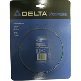 Click here to buy Delta 28-176 9-Inch Band Saw Blade 1 8-Inch x 59-1 2-Inch, 14 Teeth per Inch by Delta.