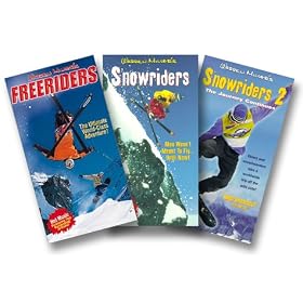 Warren Miller 1999 Gift Set: Snowriders, Snowriders 2, Freeriders [VHS]