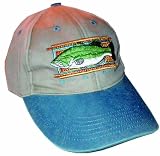 Flying Fisherman - H1546B Flying fisherman cap Bass khaki w/ blue bill