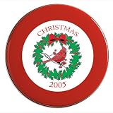 Cashews in Christmas 2005 Gift Tin (12 oz) - Wisconsin Cheeseman