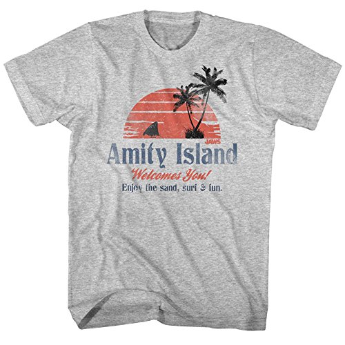 Jaws Amity Island Welcomes You Adult T-Shirt Tee