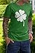 TeeStars Men's Faded Shamrock Clover St. Patrick's Day Hoodie