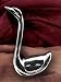 SWAN RING HOLDER - SILVER PLATED SWAN RING HOLDER - silver ring holder