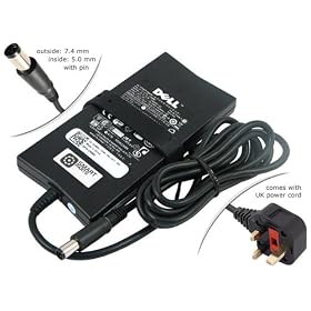 Original Dell AC Adapter Charger for Dell Studio 17 Laptop, with UK power cord