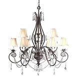 00753 - Weathered Bronze Chandelier