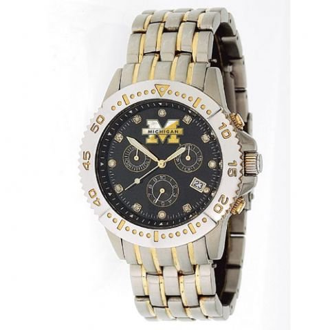 Michigan Wolverines NCAA Legend Series Swiss Chronograph Watch