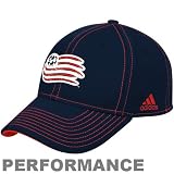 World Cup adidas New England Revolution Authentic Coach's Flex Hat - Navy Blue (Small/Medium)