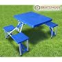 New Portable Folding Picnic Table W/ Case Outdoor Park Table
